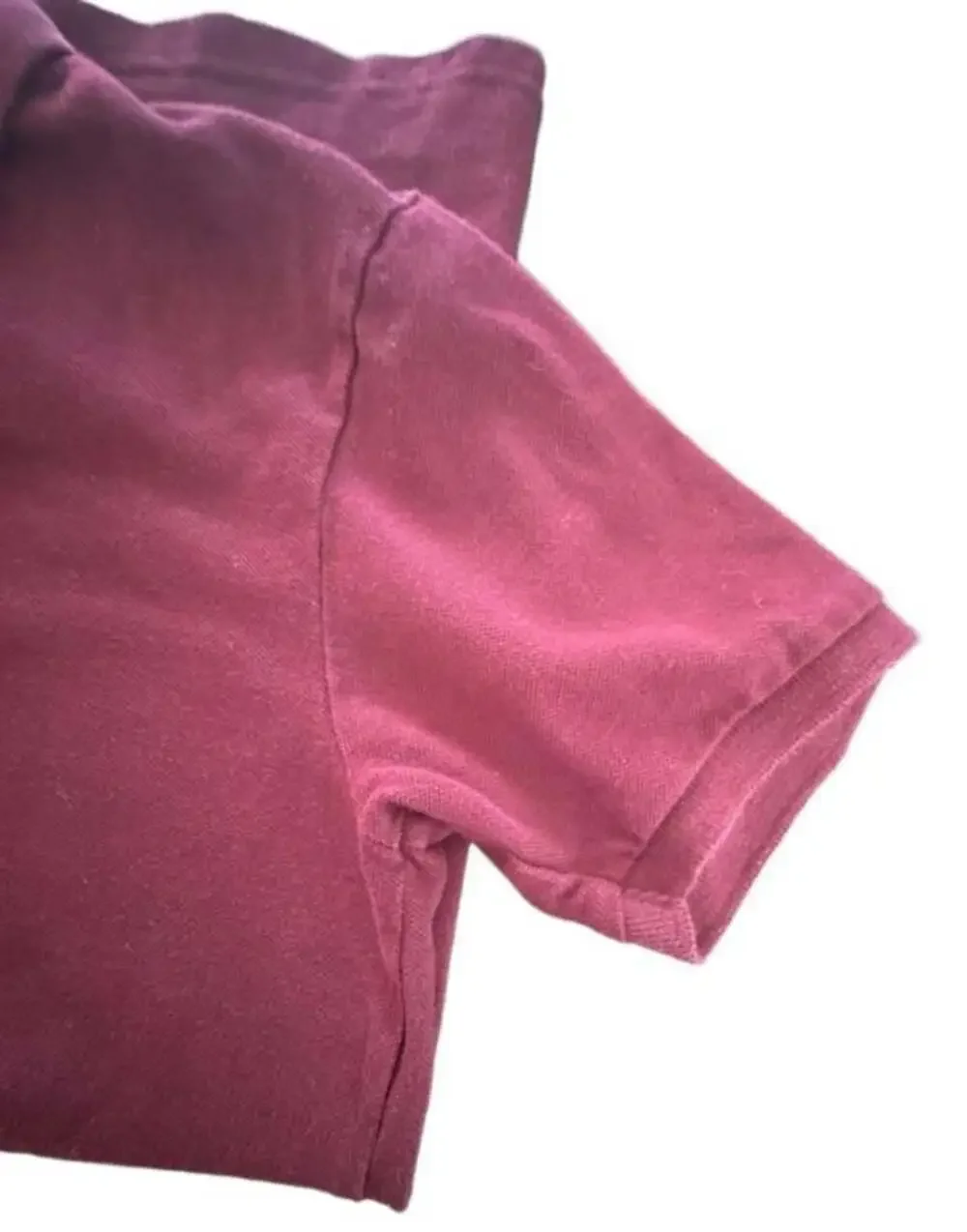 The Children's Place Boys Burgundy Short Sleeve Pique Polo Shirt